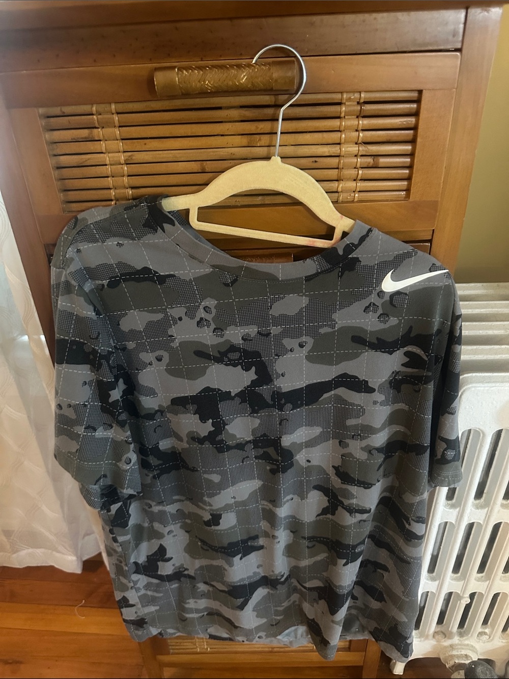 Nike Gray & Black Camo Tee